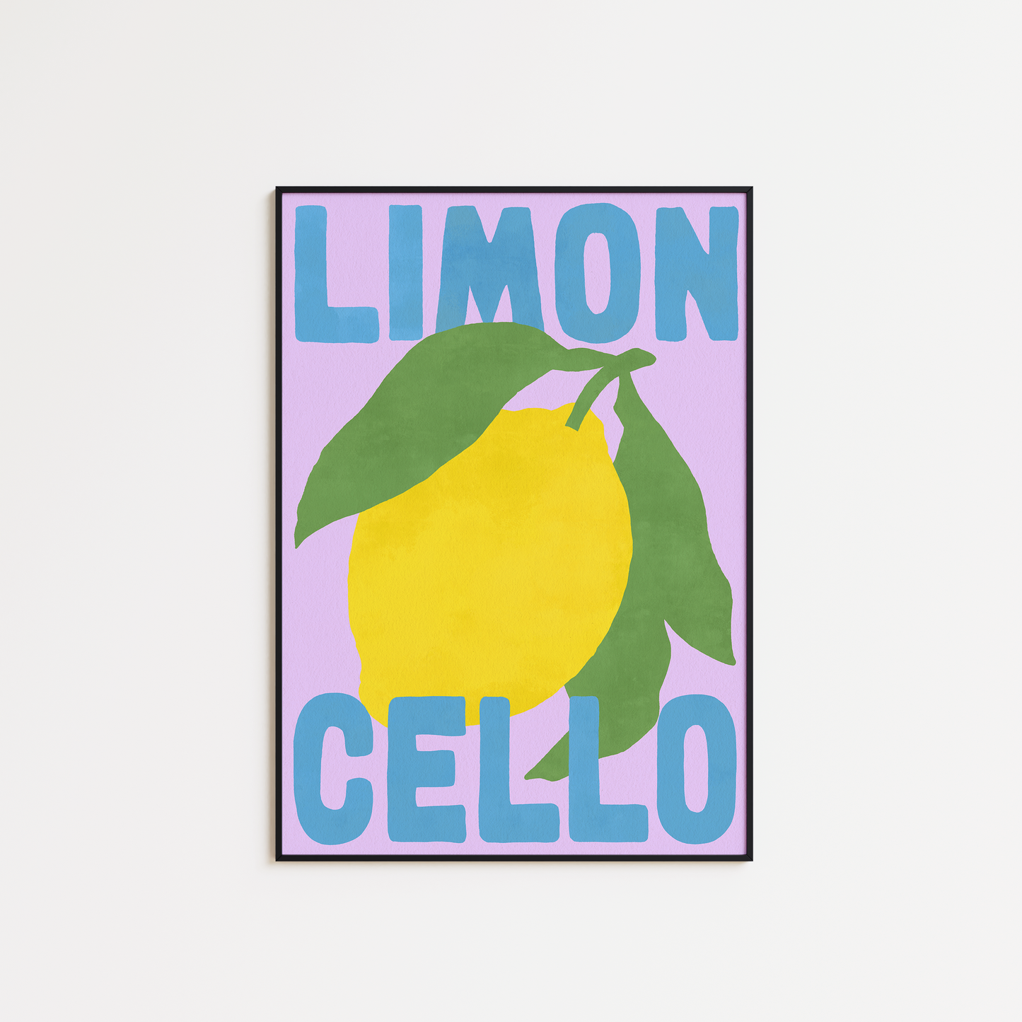 Limoncello - Lemon Print