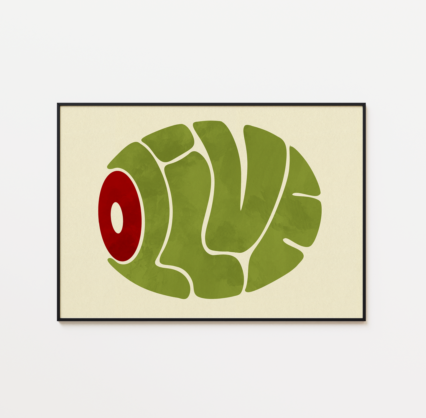 Funky Stuffed Olive Typography