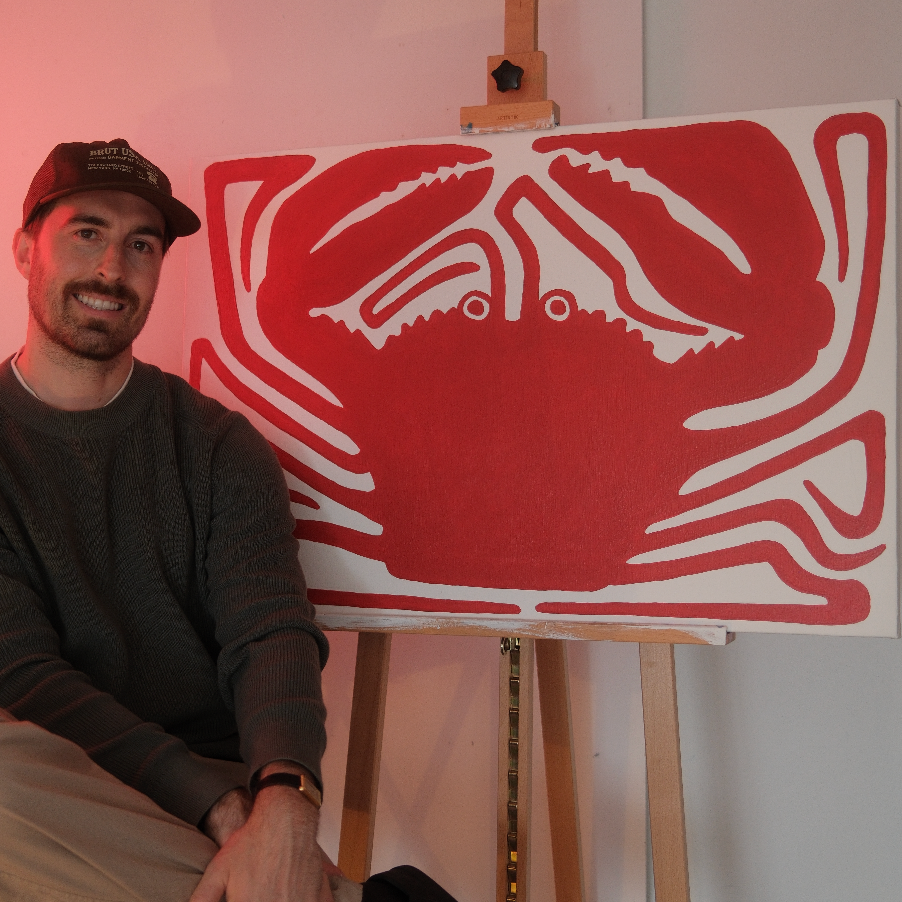 CRAB - Orignal Painting 91.3cm x 61cm (36 x 42 Inch)