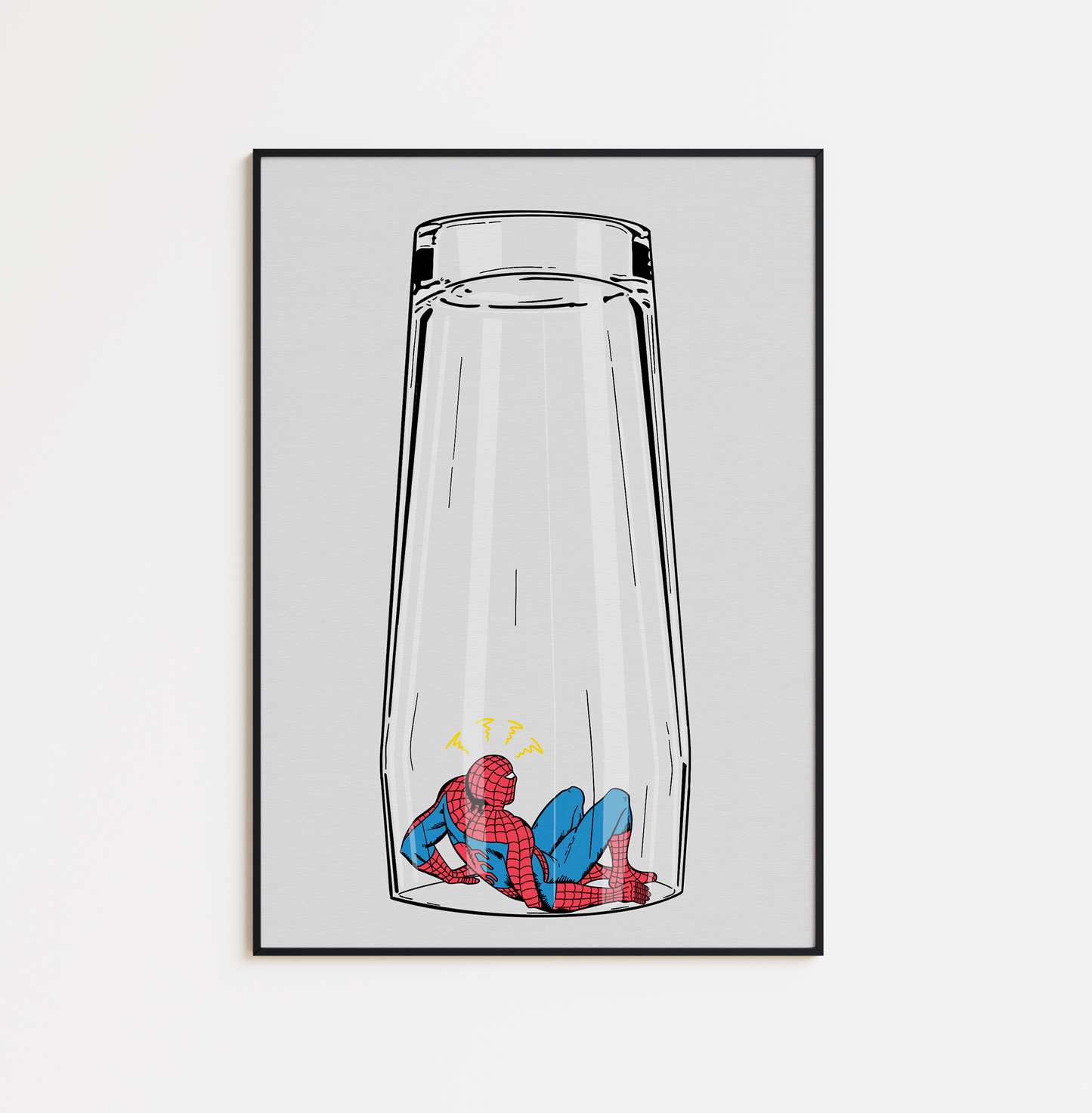 Spiderman Under Glass - Pint Edition