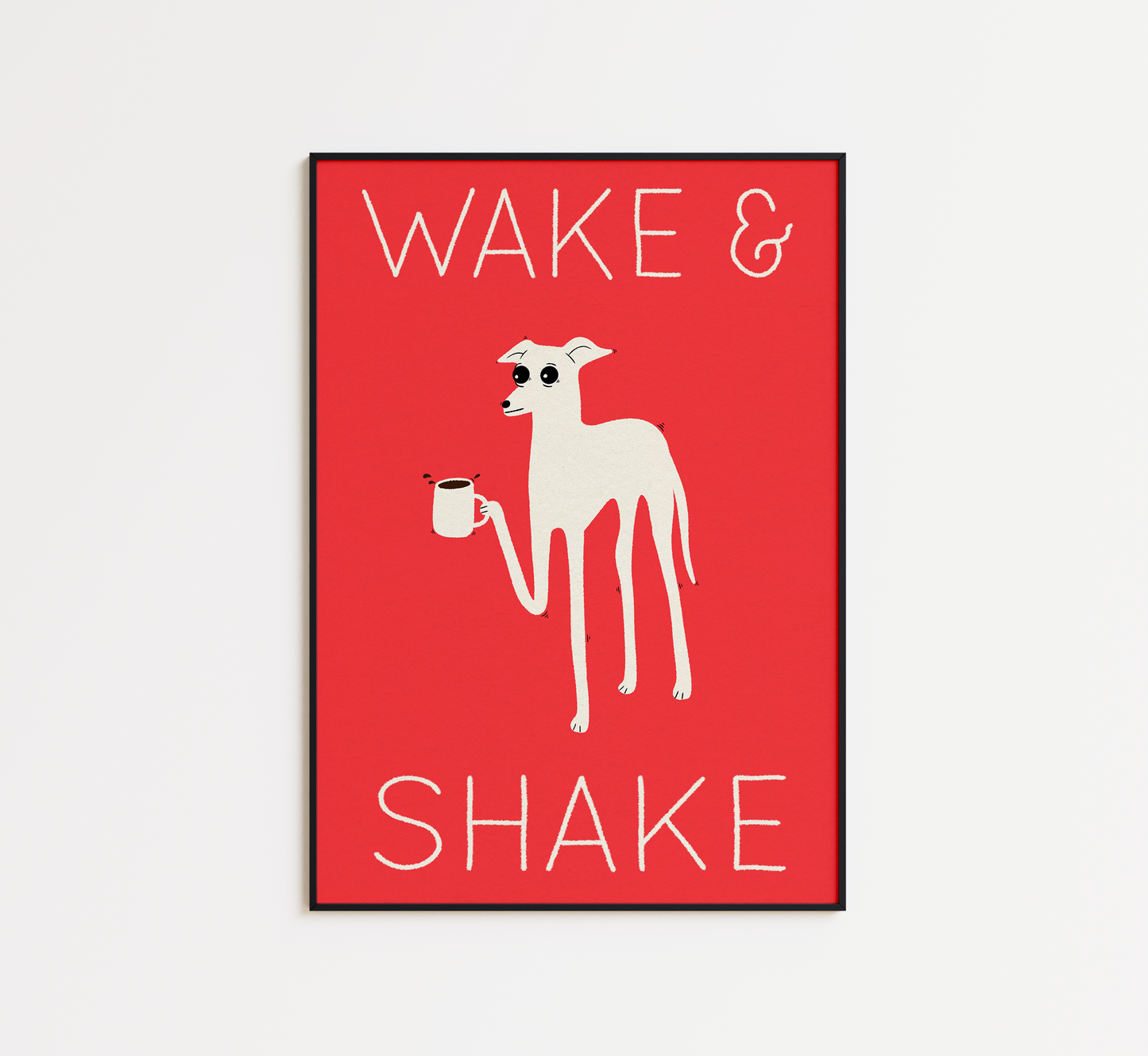Wake & Shake - Iggy Greyhound Dog