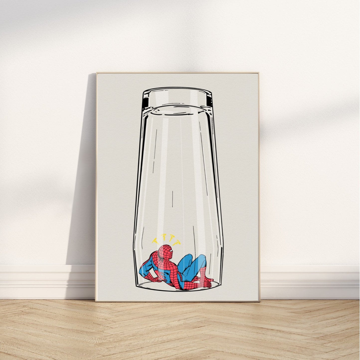 Spiderman Under Glass - Pint Edition