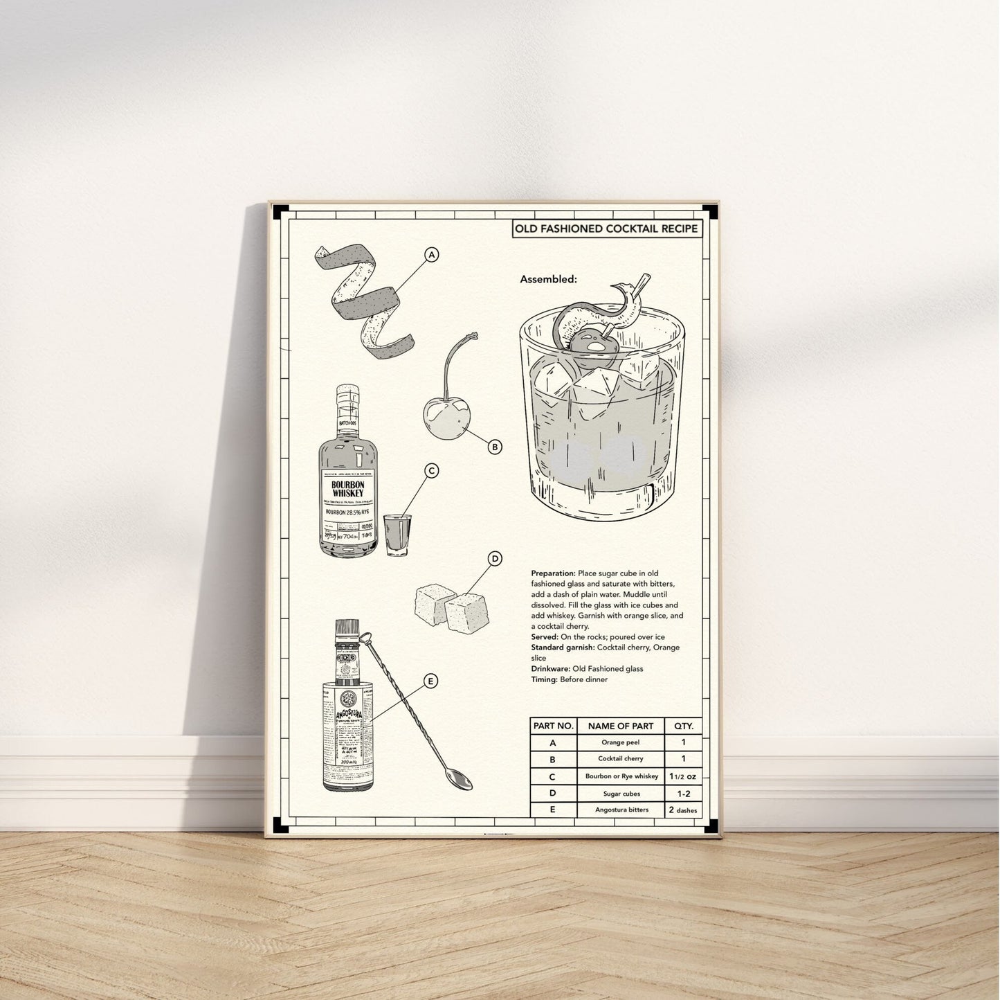 Old Fashioned Cocktail Recipe