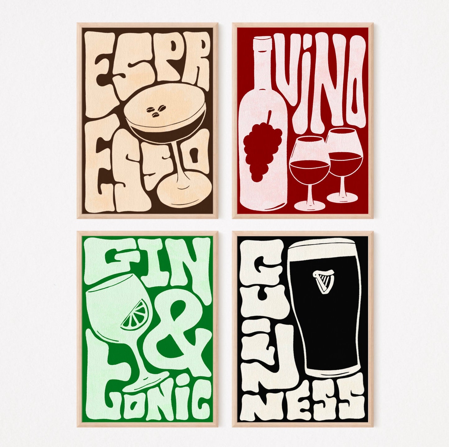 Funky Vino Typography