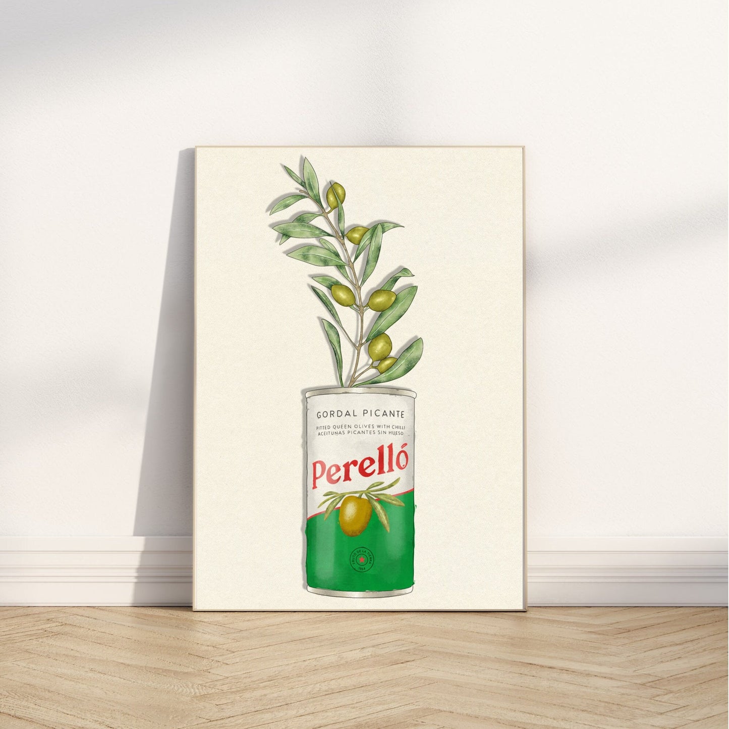 Perello Olive Tin and Olive Branch