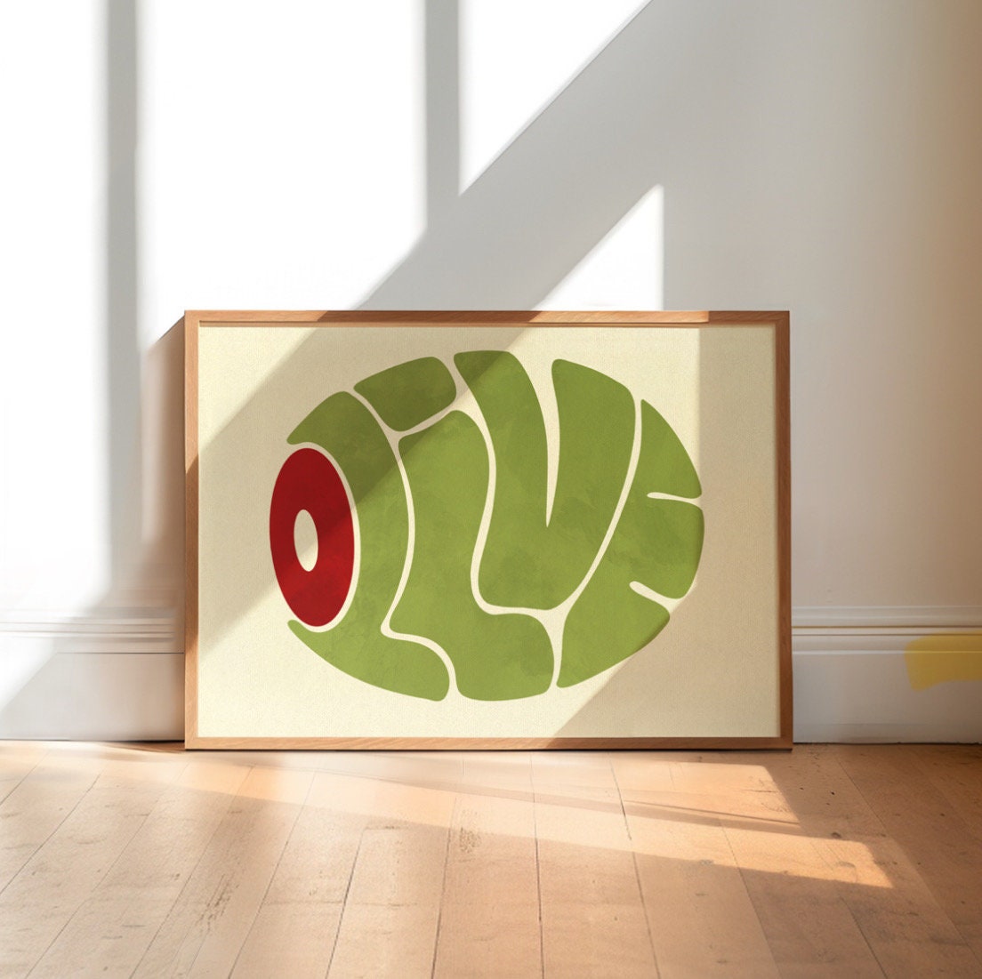 Funky Stuffed Olive Typography