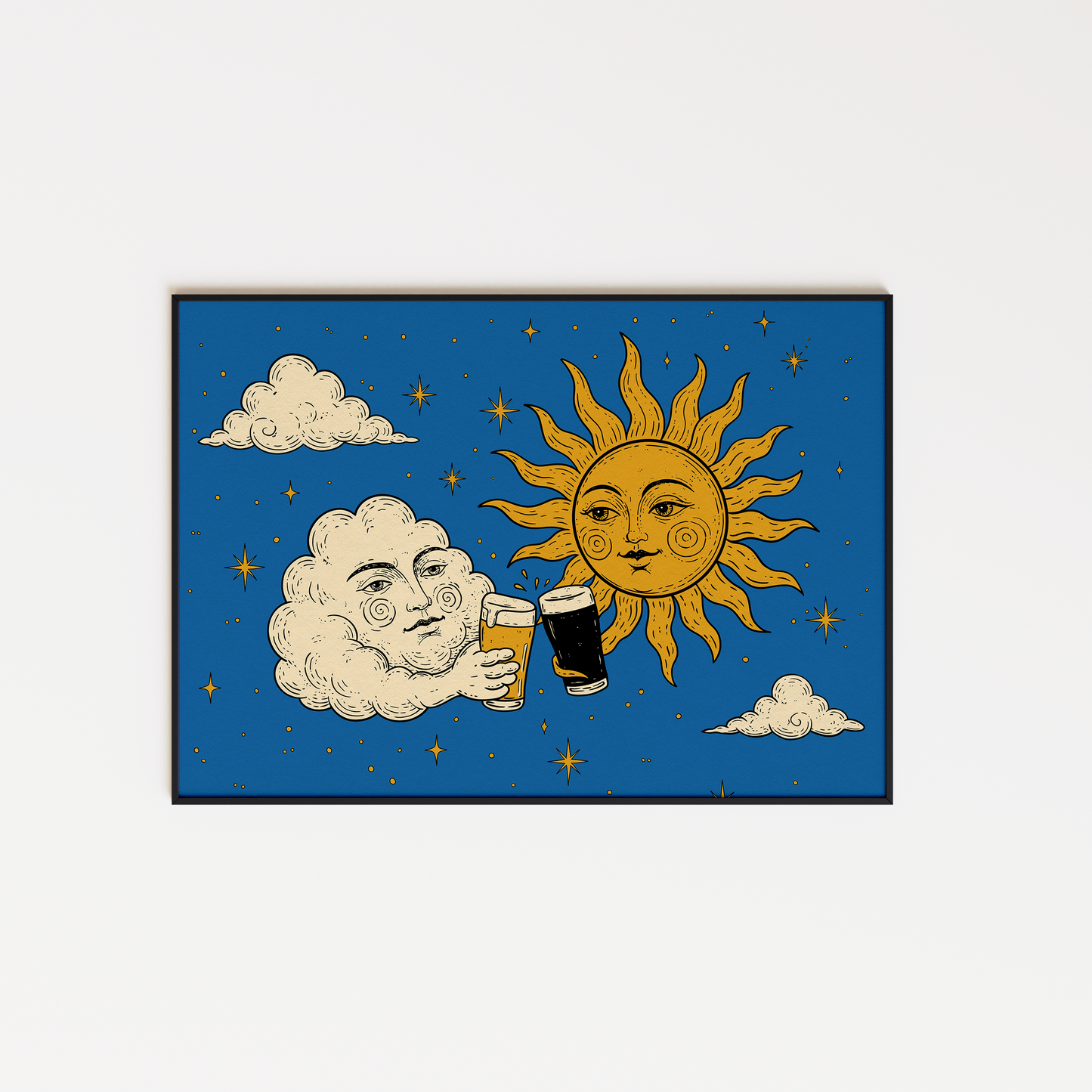 Sun and Cloud - Stop Over Thinking, Start Day Drinking