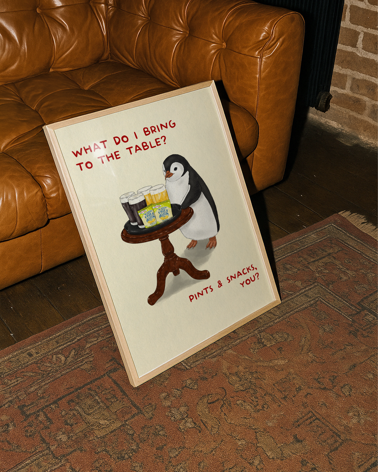 Penguin - What I bring to the table print