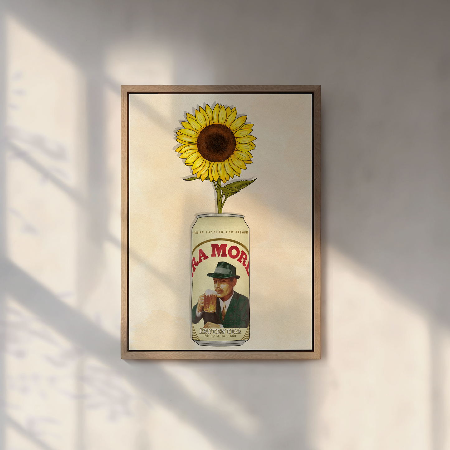 Birra Moretti and Flowers