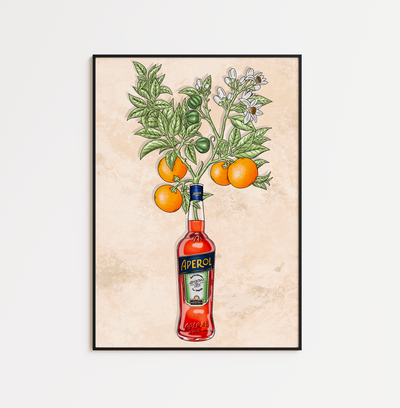 Aperol Spritz and Orange Branch
