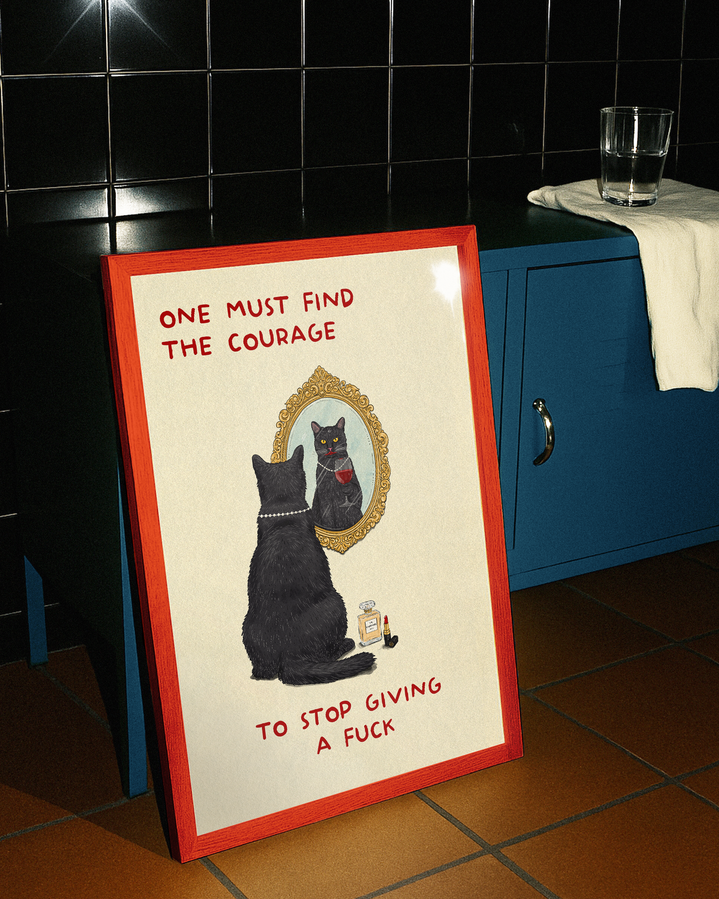 Cat - One must find the courage to stop giving a f*ck