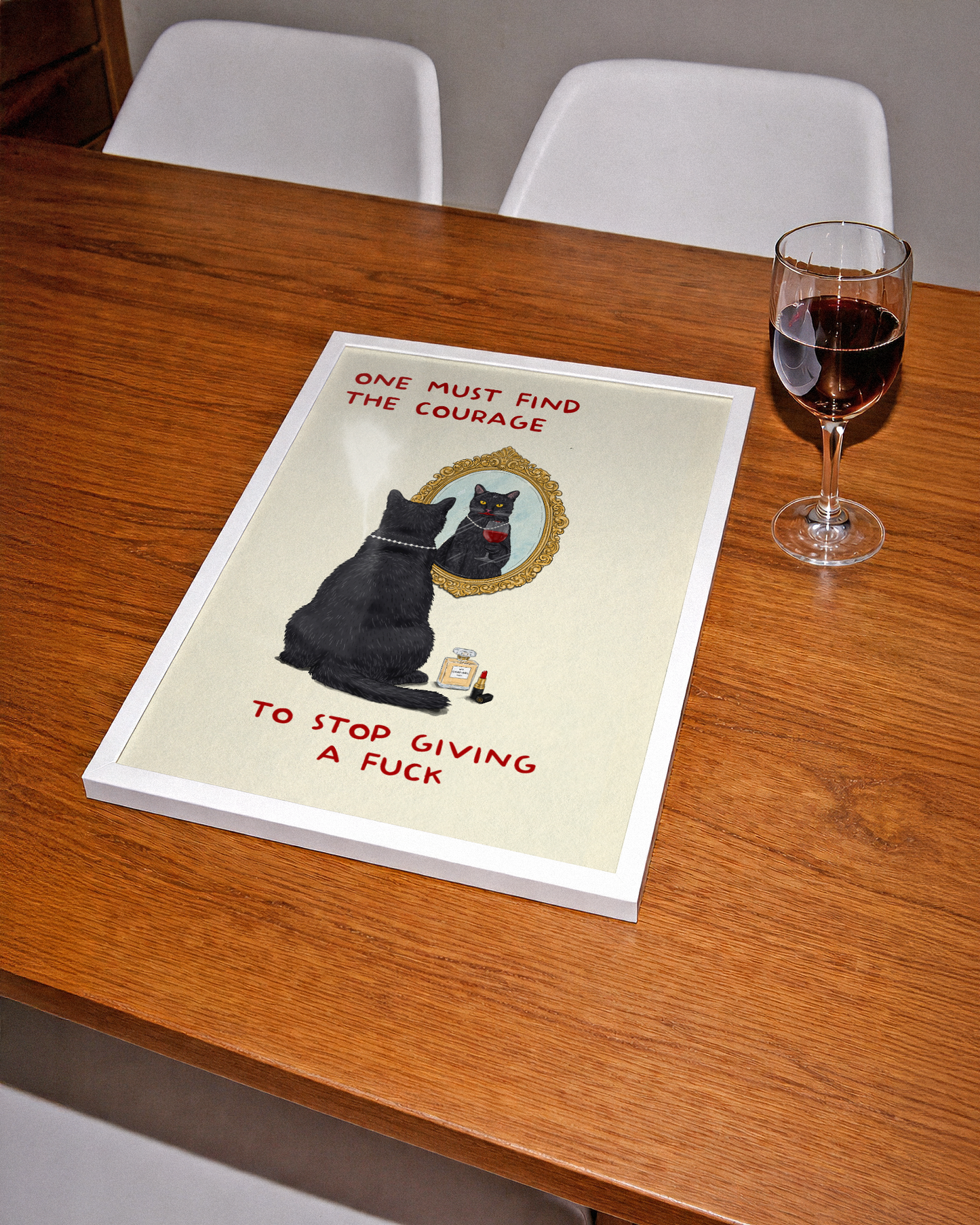 Cat - One must find the courage to stop giving a f*ck
