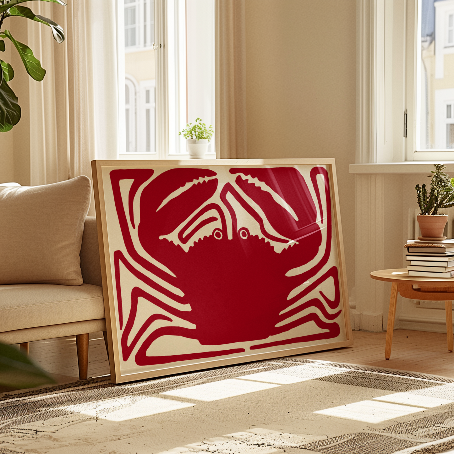 Crab Bold Graphic Print