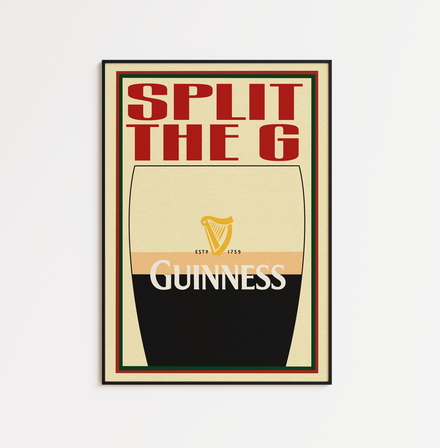 Split The G - Stout Retro Style (Variations available)