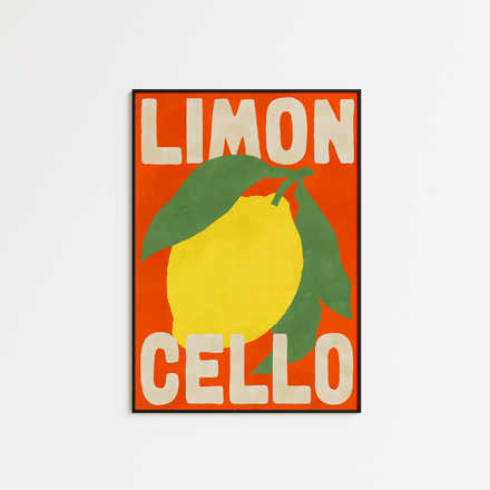 Limoncello - Lemon Print