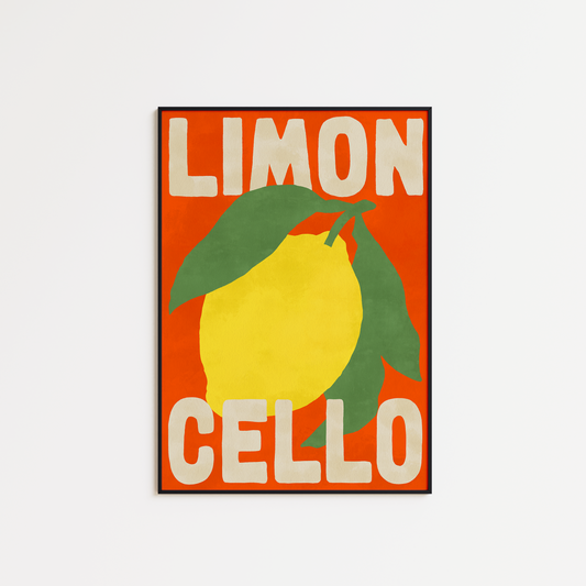 Limoncello - Lemon Print