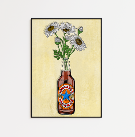 Newcastle Brown Ale & Flowers