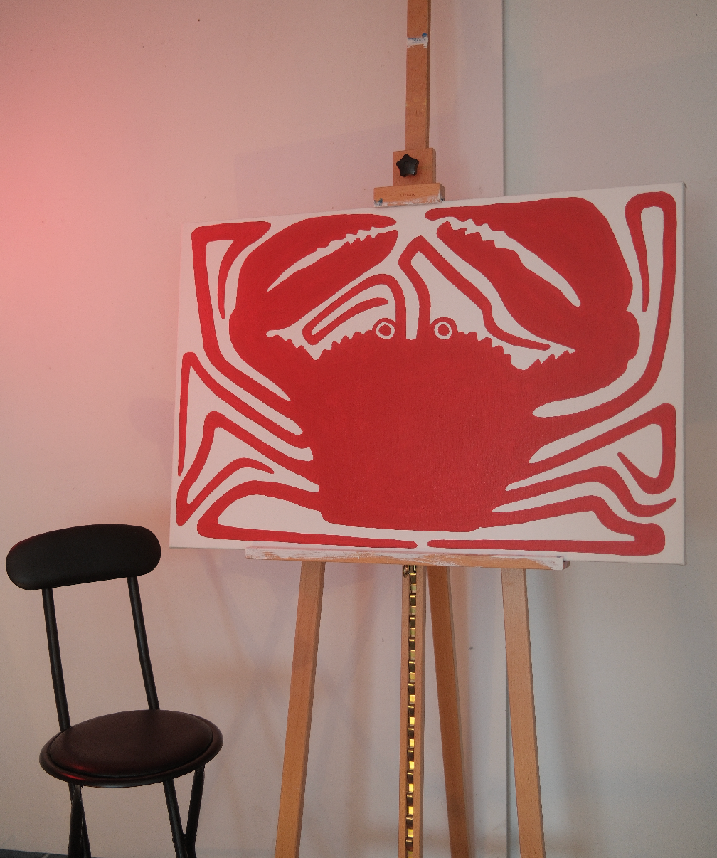 CRAB - Orignal Painting 91.3cm x 61cm (36 x 42 Inch)