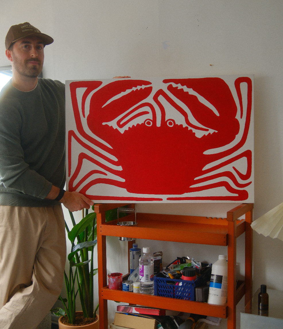 CRAB - Orignal Painting 91.3cm x 61cm (36 x 42 Inch)