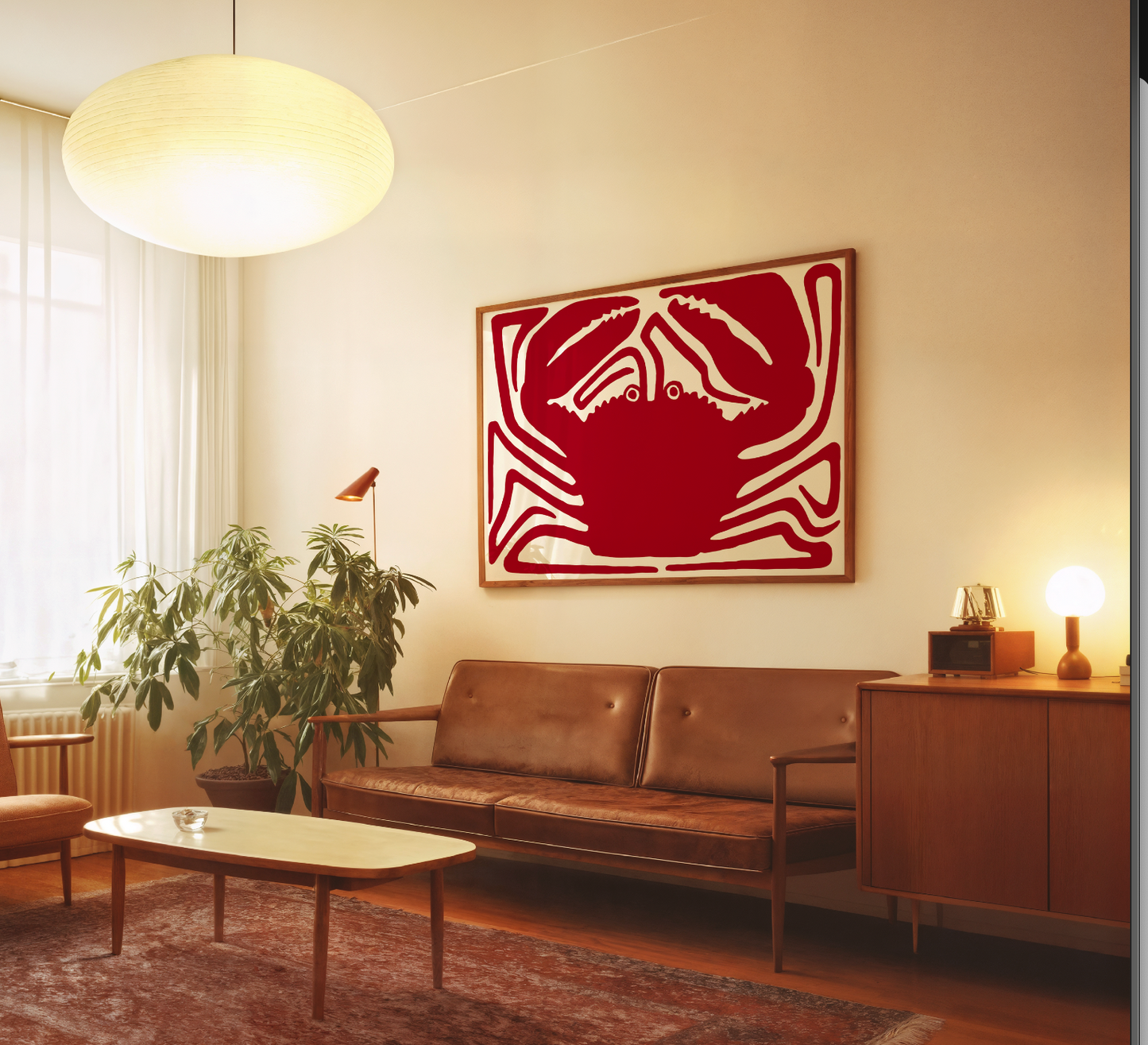 Crab Bold Graphic Print