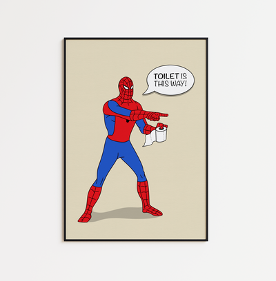 Spider-Man Pointing (Toilet this way)