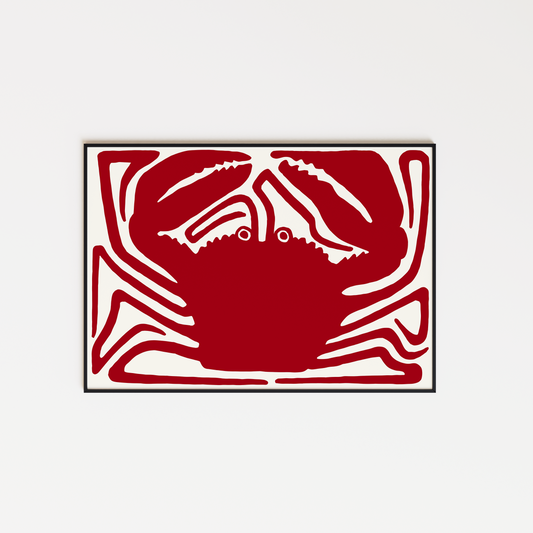Crab Bold Graphic Print