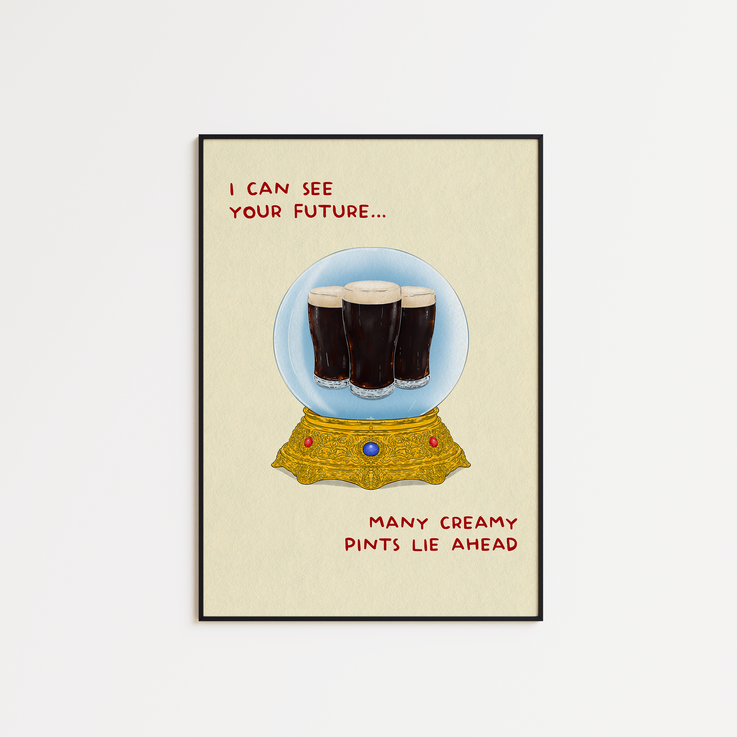 Creamy Pints Lie Ahead - Crystal Ball