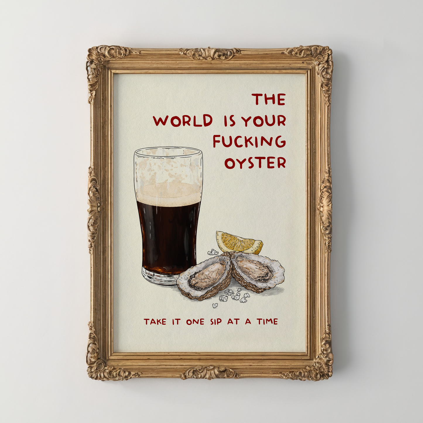 The World Is Your F*cking Oyster - Stout and Oysters