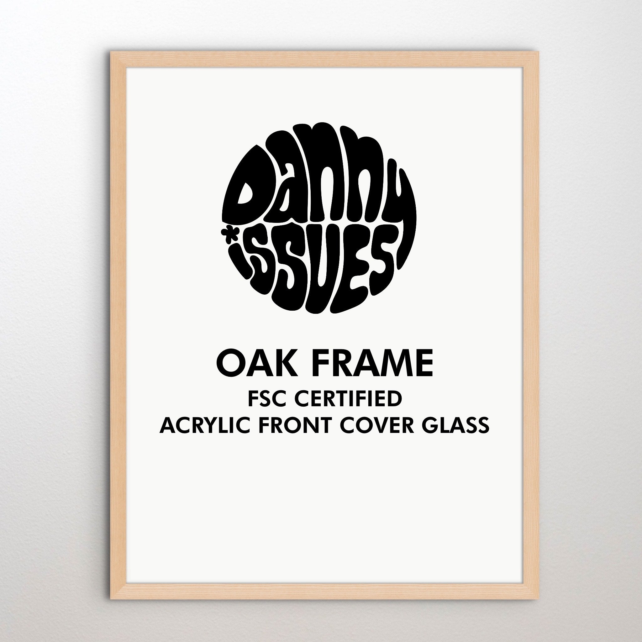 Standing Danny Frame Wood Frames – Danny Issues Store