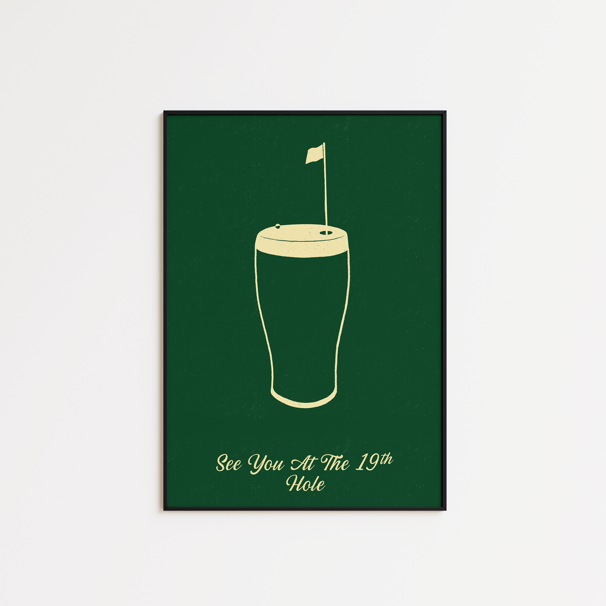 See You At The 19th - Golf Print
